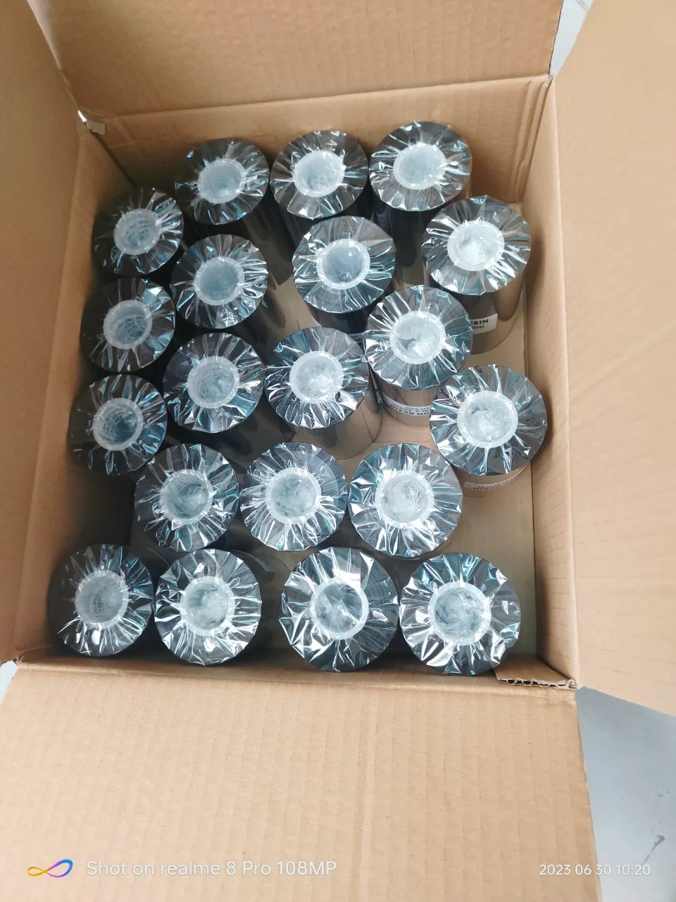 Mực in Ricoh lõi nhựa – Resin 110×300 - Mực in Ricoh lõi nhựa