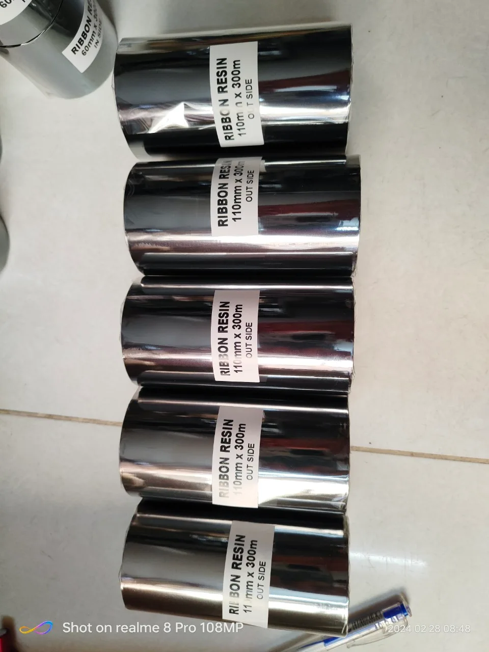 Mực in Ricoh lõi nhựa - Resin 110x300 - Ảnh 3