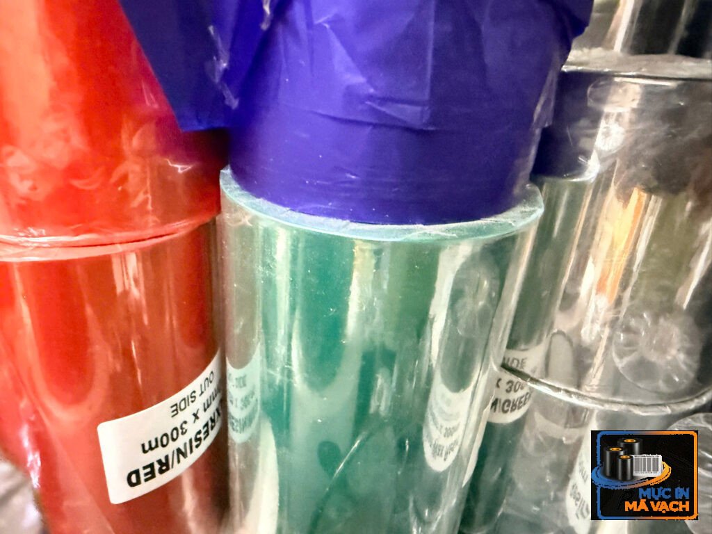 Mực In Mã Vạch Màu Là Gì? Ứng Dụng Của Ribbon Màu Trong In Tem Nhãn -