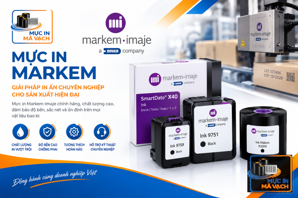 Hướng Dẫn Chọn Mực In Markem Phù Hợp Cho Từng Chất Liệu Bao Bì -